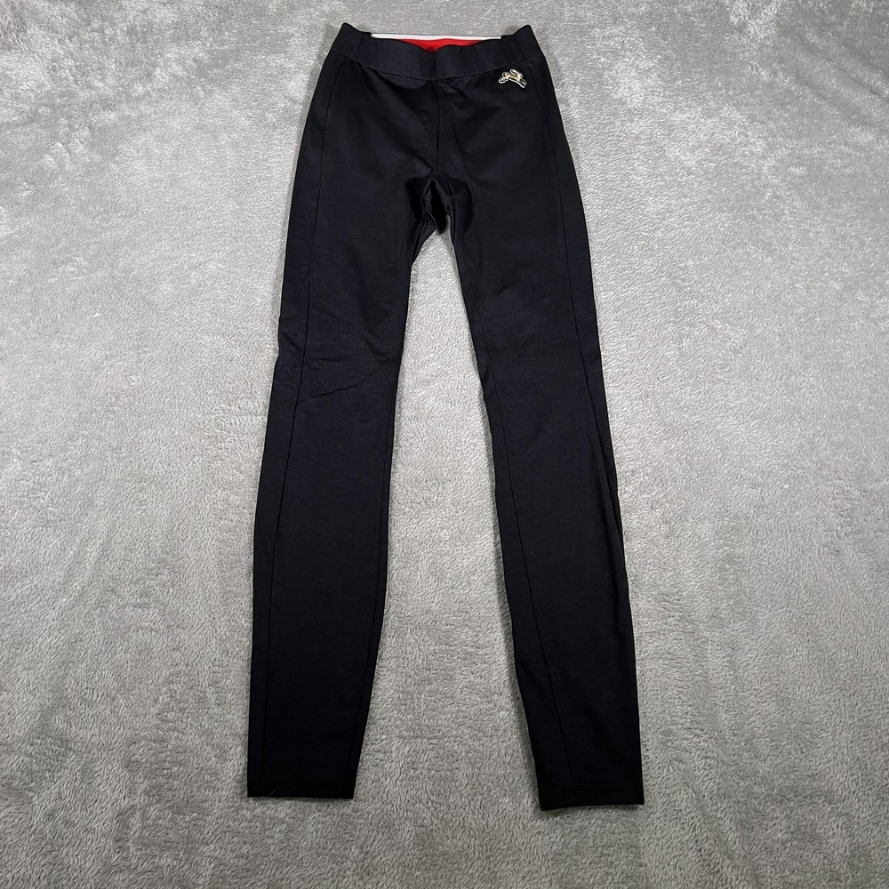 Tracksmith Leggings Womens XS Black Ankle Zip Running Pocket Skinny Stretch Gym